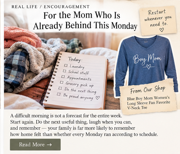 Encouragement for a busy Boy Mom Monday