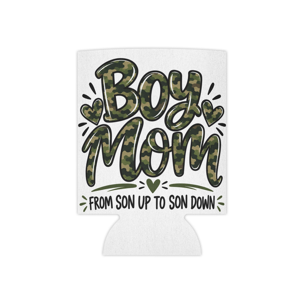 Camo Boy Mom Can Cooler | Fun Mom Gift