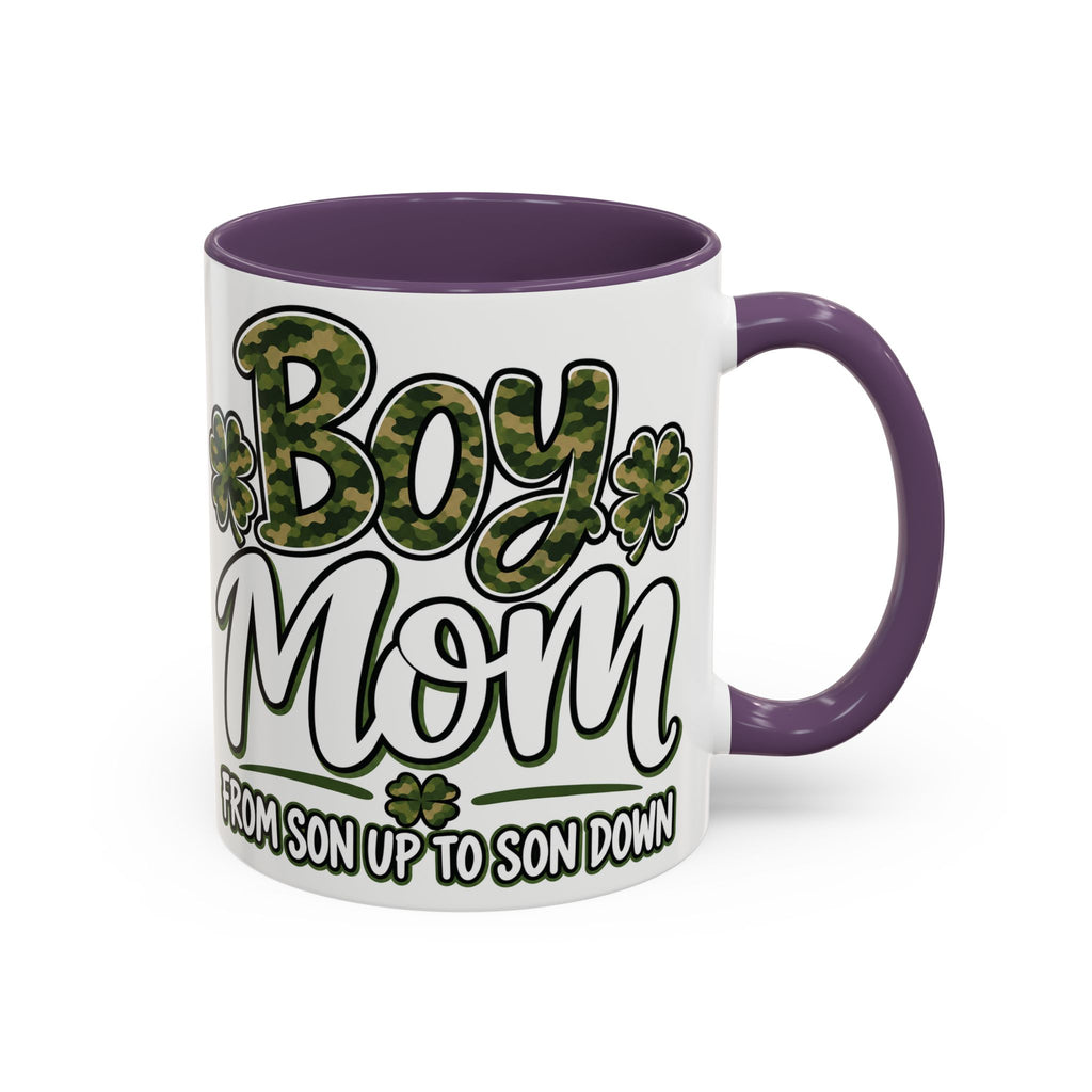 Camo Boy Mom Coffee Mug | Gift for Moms of Boys