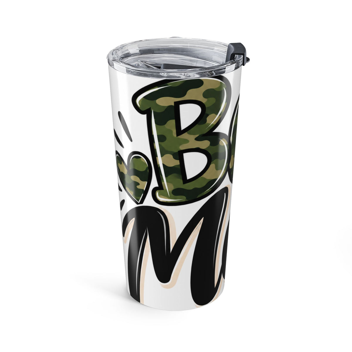 Camo Boy Mom 20 oz Tumbler | Gift for Busy Moms