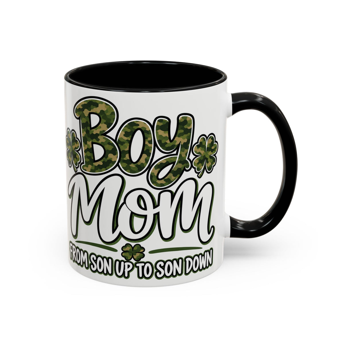 Camo Boy Mom Coffee Mug | Gift for Moms of Boys