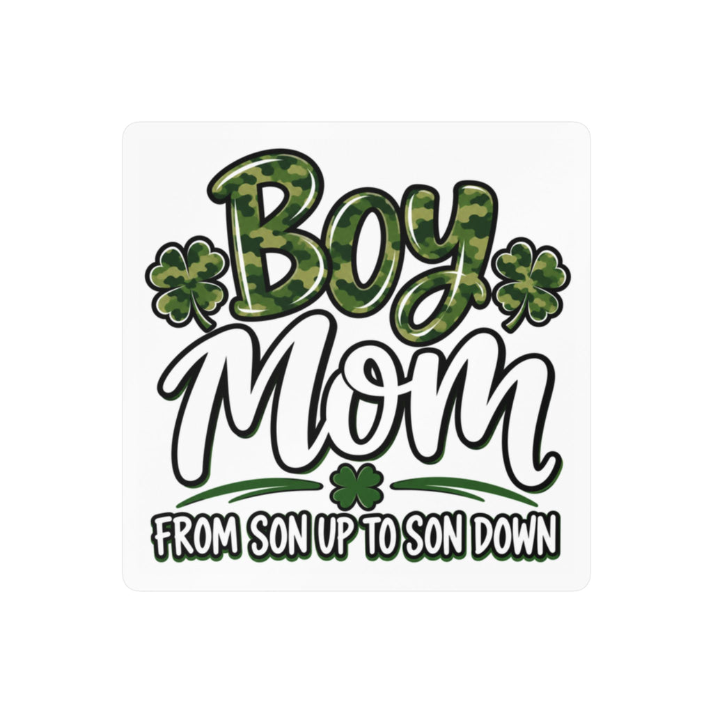 Camo Boy Mom Vinyl Decal | Mom Sticker Gift