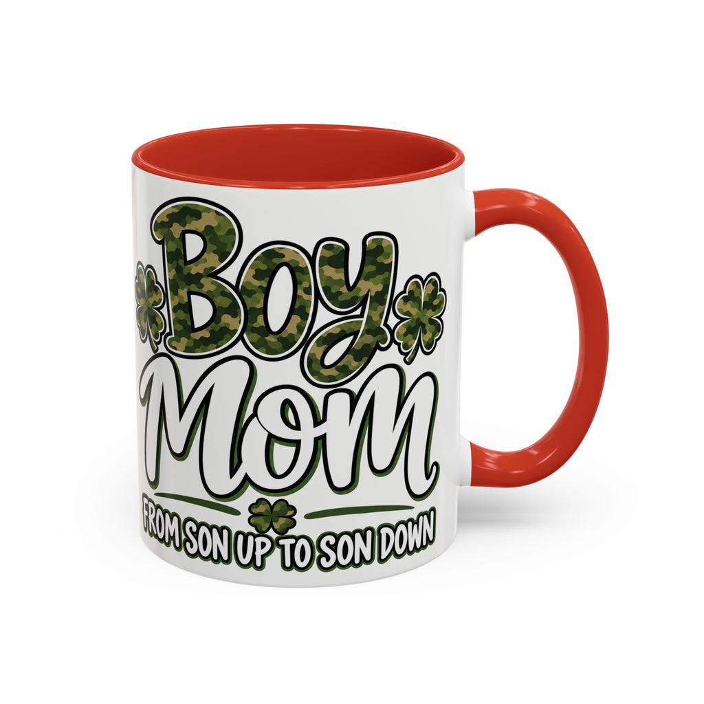 Camo Boy Mom Coffee Mug | Gift for Moms of Boys