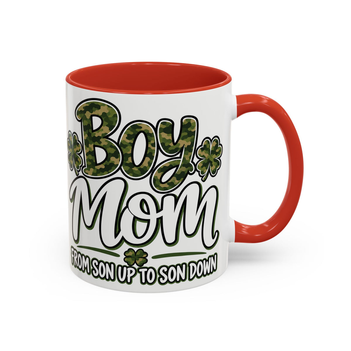 Camo Boy Mom Coffee Mug | Gift for Moms of Boys