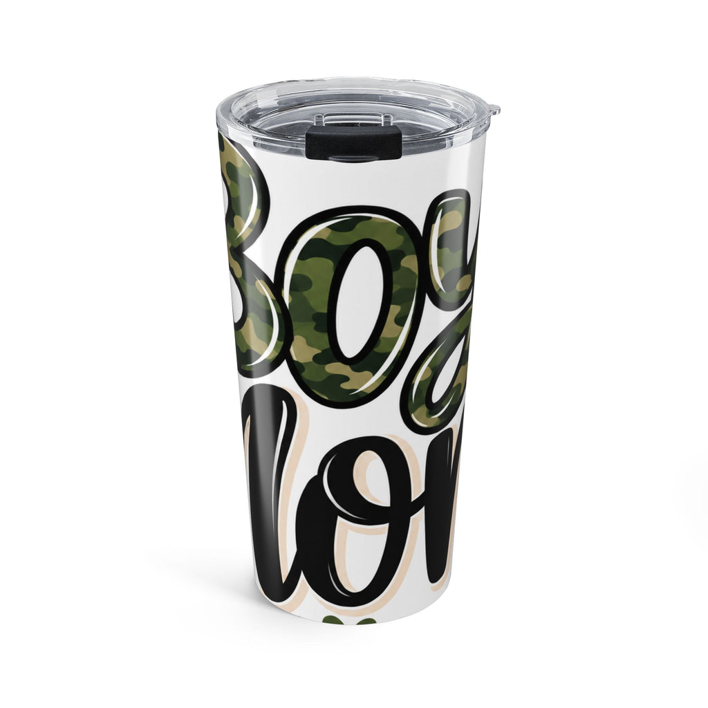 Camo Boy Mom 20 oz Tumbler | Gift for Busy Moms