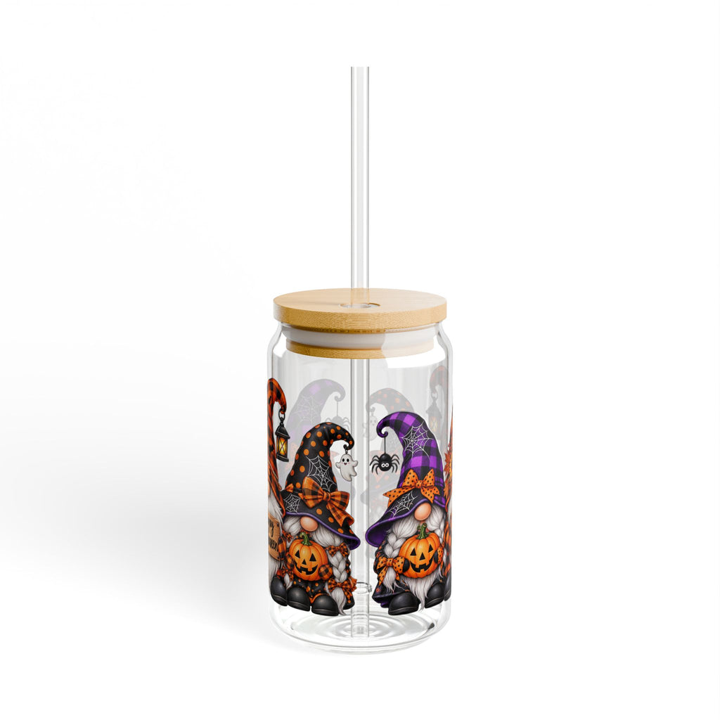 Gnome Halloween Sipper Glass, 16oz