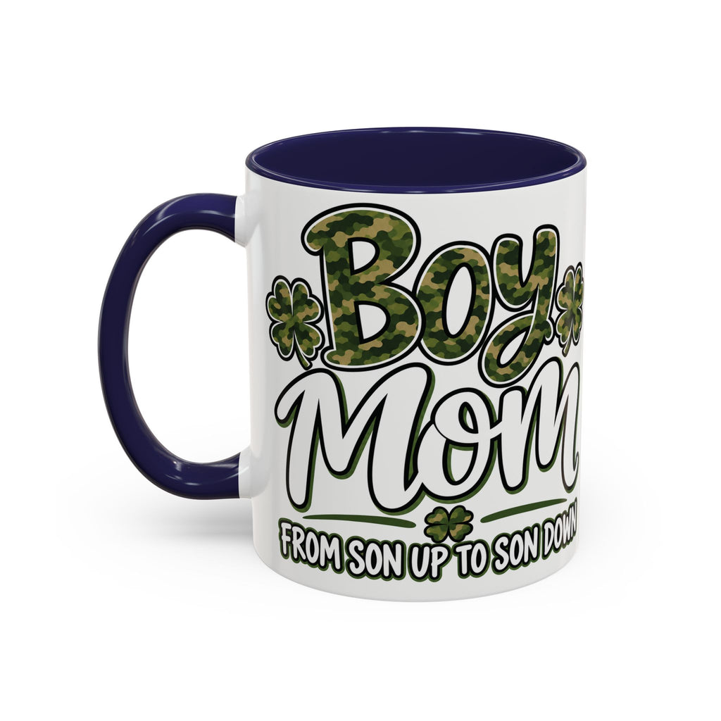 Camo Boy Mom Coffee Mug | Gift for Moms of Boys