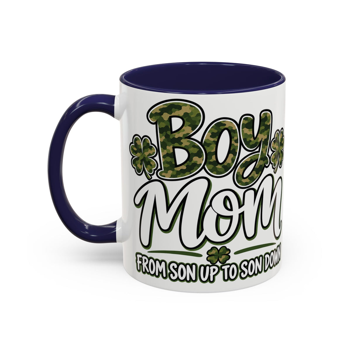 Camo Boy Mom Coffee Mug | Gift for Moms of Boys