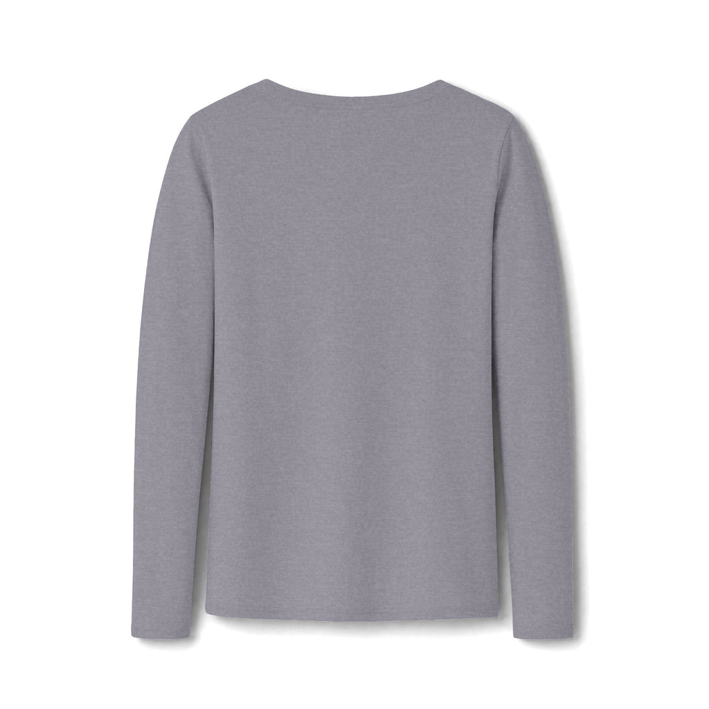 Blue Boy Mom Women's Long Sleeve Fan Favorite V-Neck Tee