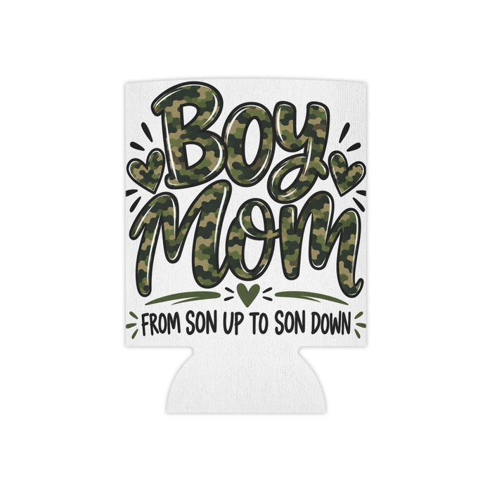 Camo Boy Mom Can Cooler | Fun Mom Gift