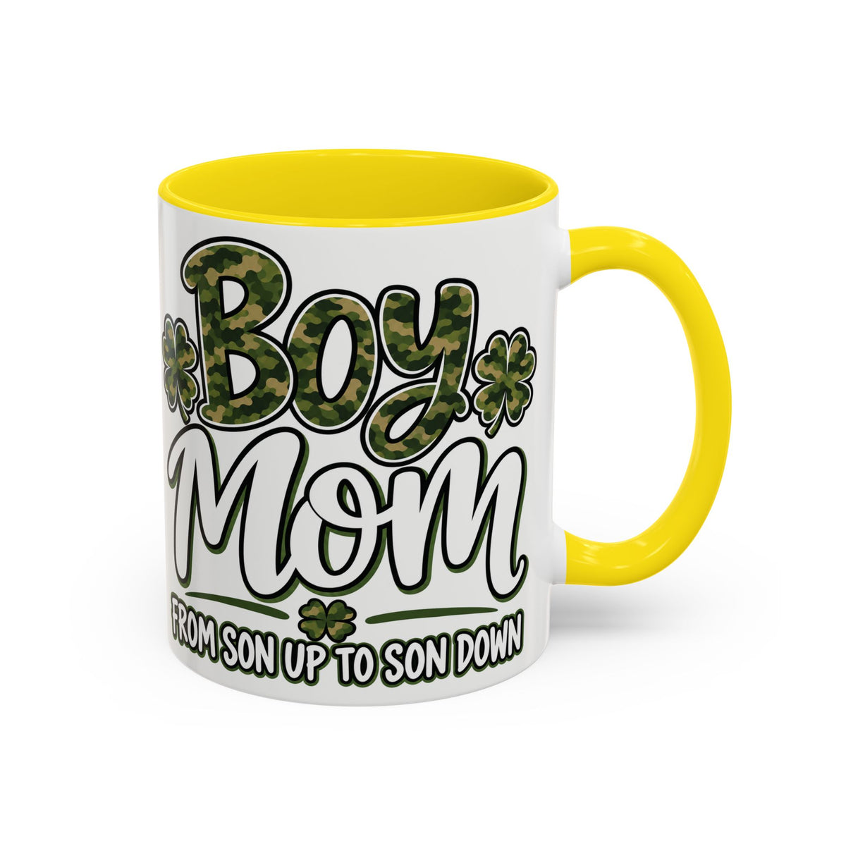 Camo Boy Mom Coffee Mug | Gift for Moms of Boys