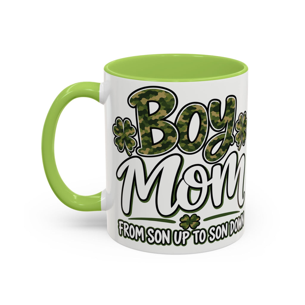 Camo Boy Mom Coffee Mug | Gift for Moms of Boys