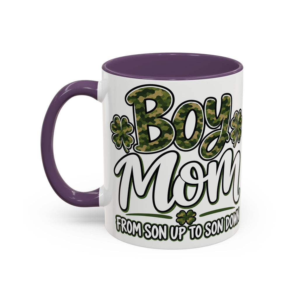 Camo Boy Mom Coffee Mug | Gift for Moms of Boys