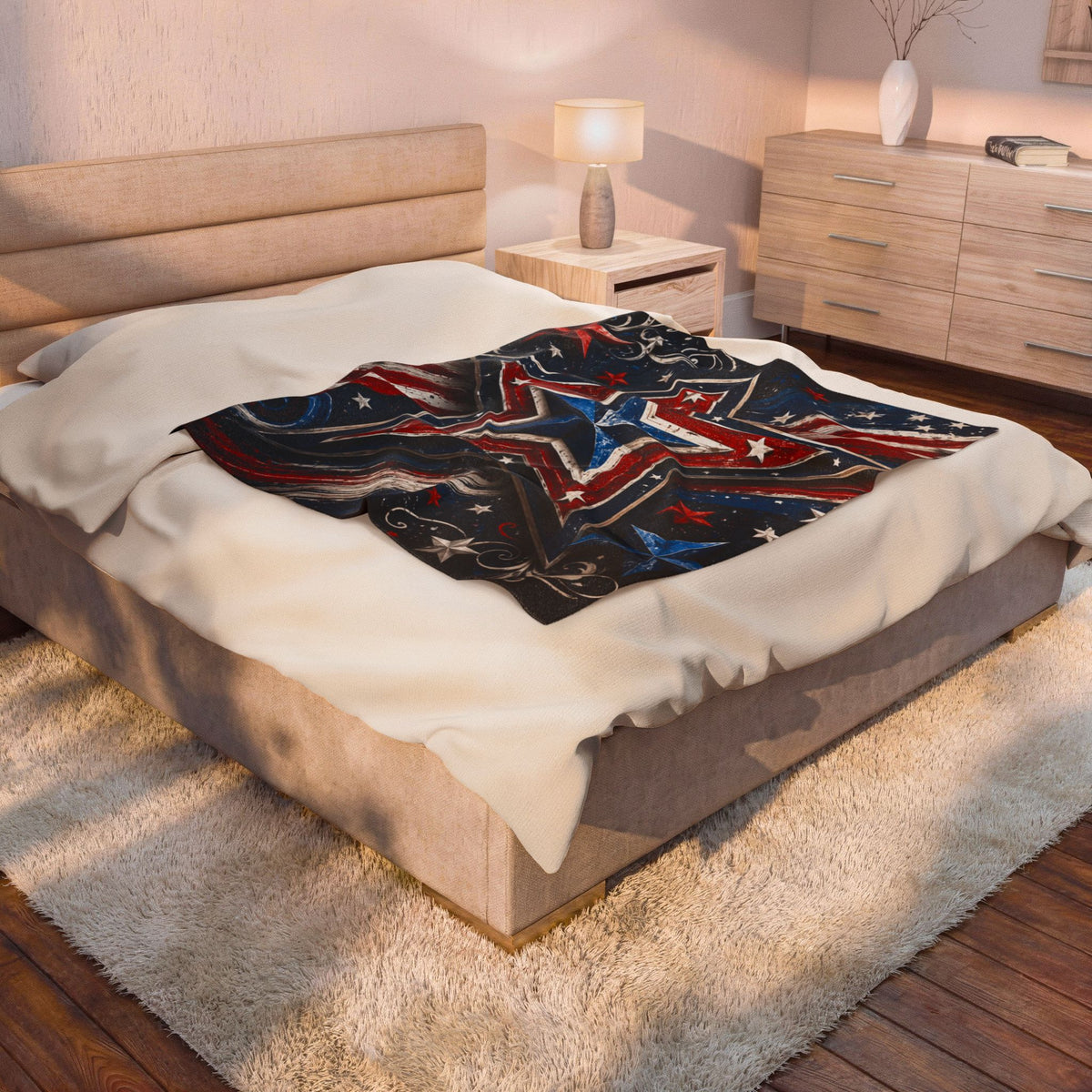Star Velveteen Plush Blanket