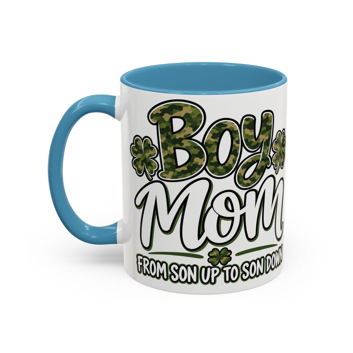 Camo Boy Mom Coffee Mug | Gift for Moms of Boys