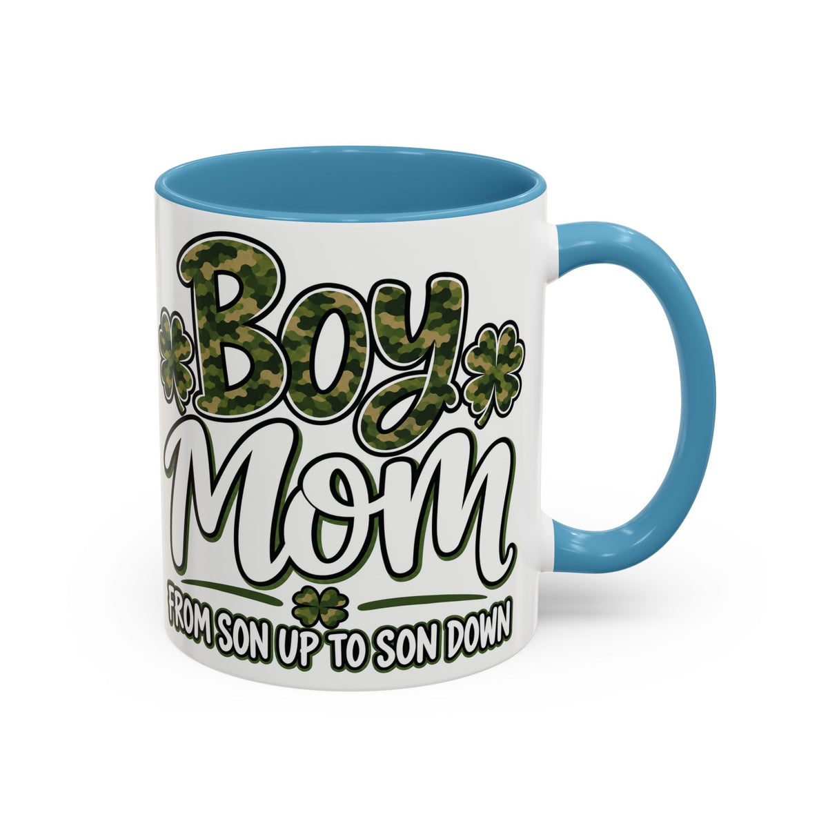 Camo Boy Mom Coffee Mug | Gift for Moms of Boys