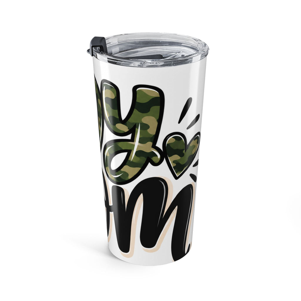 Camo Boy Mom 20 oz Tumbler | Gift for Busy Moms