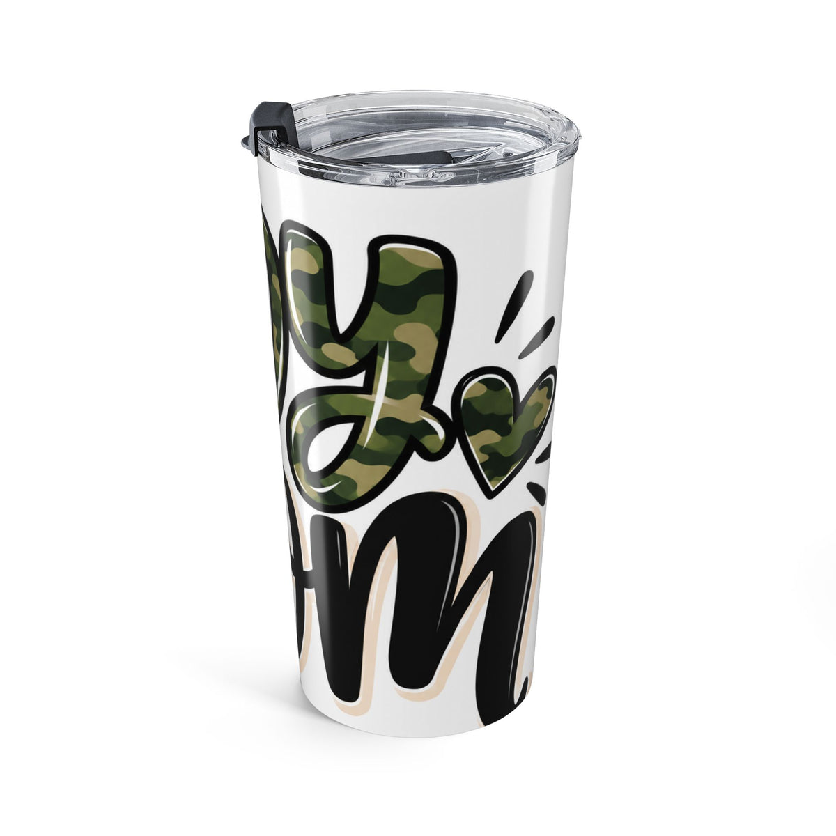 Camo Boy Mom 20 oz Tumbler | Gift for Busy Moms