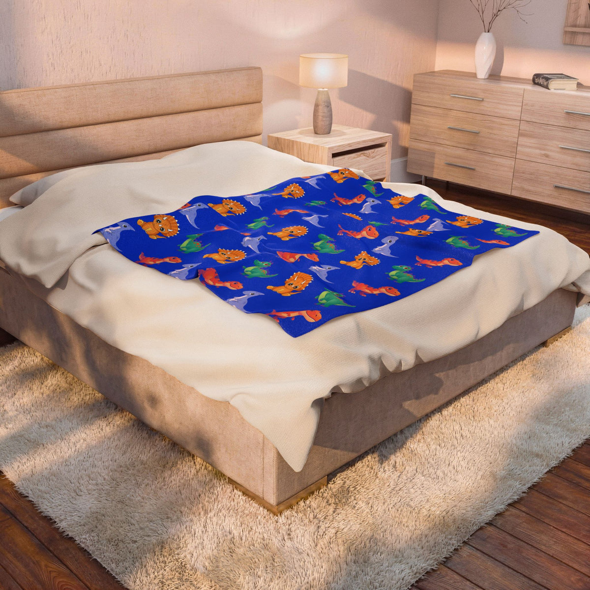 Dinosaur Plush Blanket