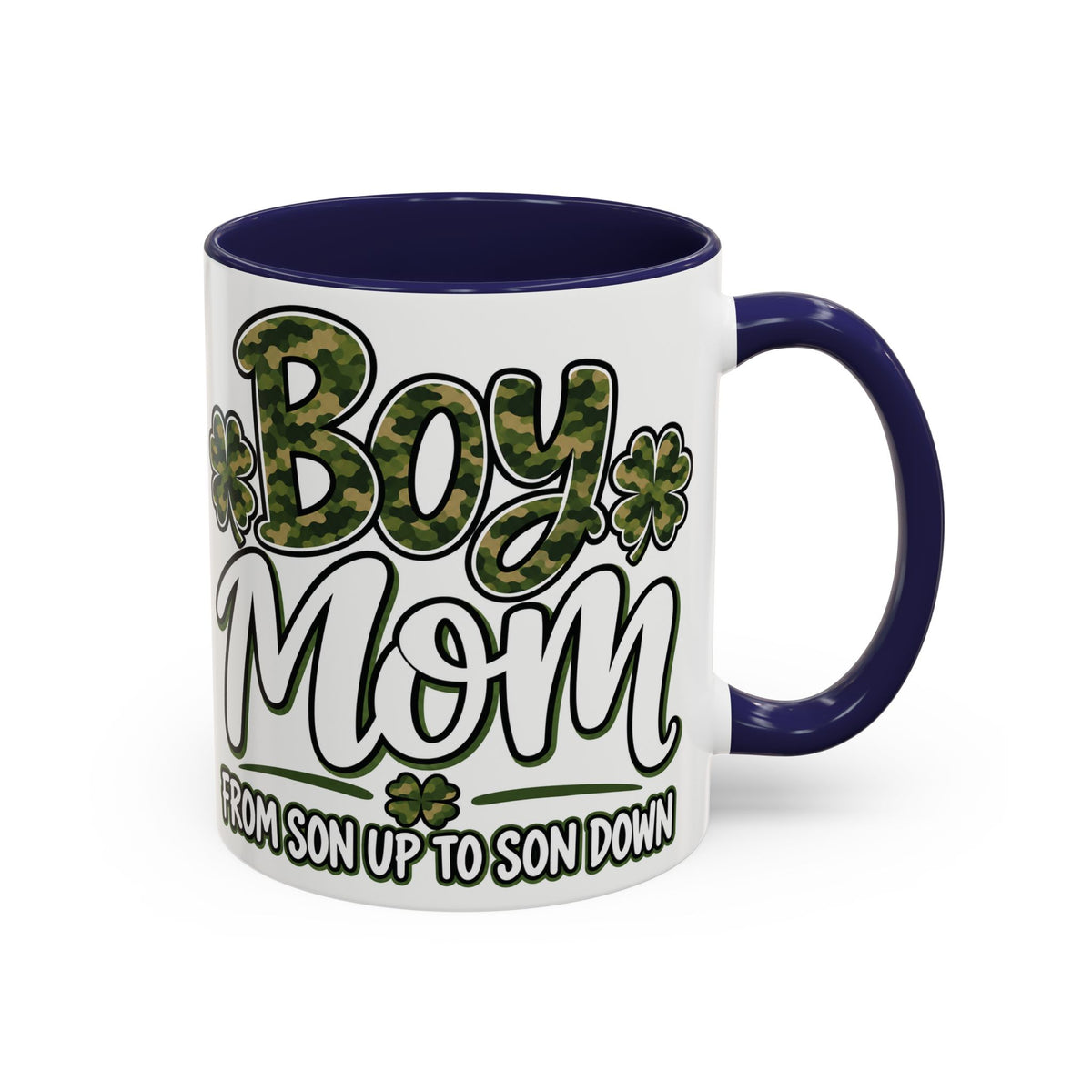 Camo Boy Mom Coffee Mug | Gift for Moms of Boys