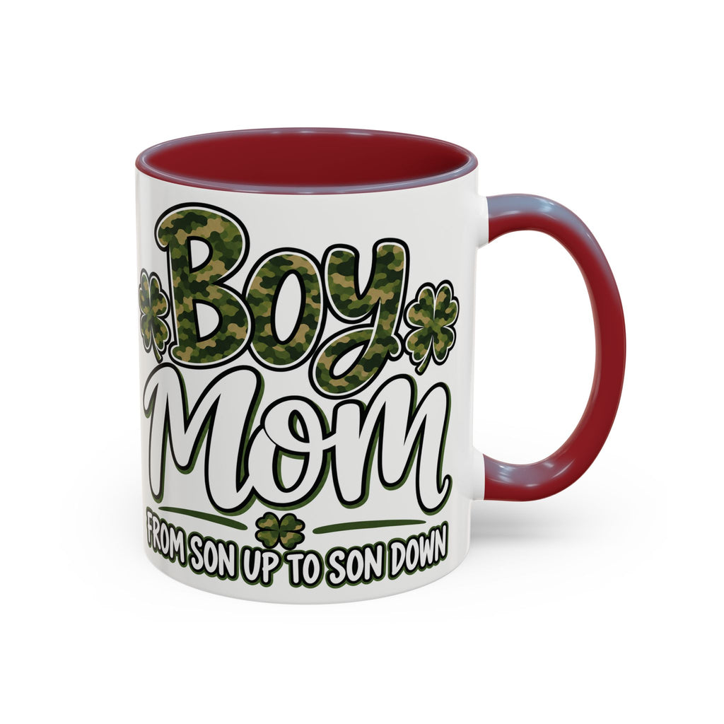 Camo Boy Mom Coffee Mug | Gift for Moms of Boys