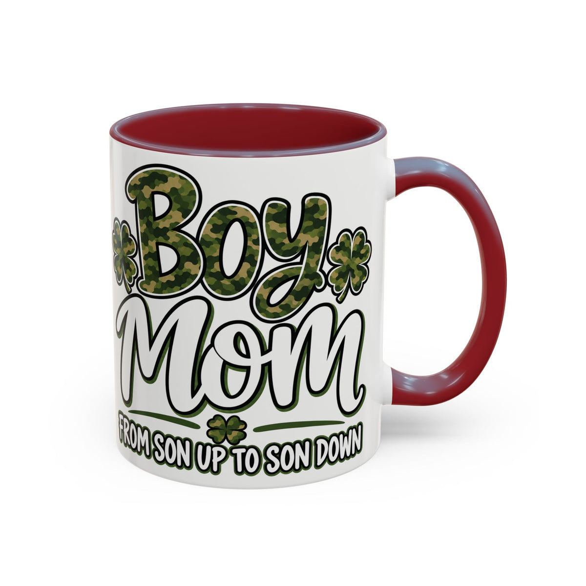 Camo Boy Mom Coffee Mug | Gift for Moms of Boys