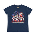 Pariotic Boy Mom Women's Midweight Cotton Tee