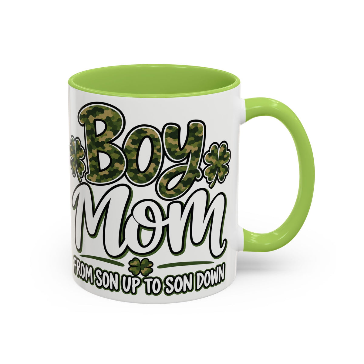 Camo Boy Mom Coffee Mug | Gift for Moms of Boys