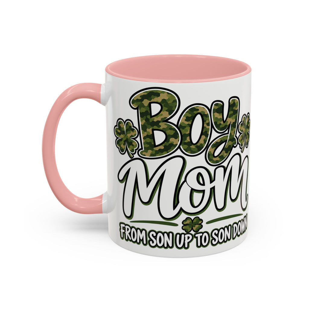 Camo Boy Mom Coffee Mug | Gift for Moms of Boys