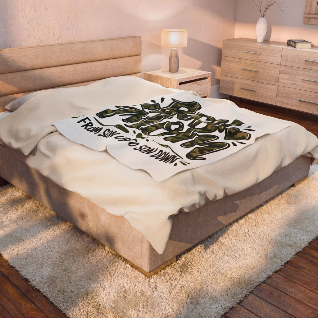 Boy Mom Plush Blanket | Cozy Gift for Moms of Boys