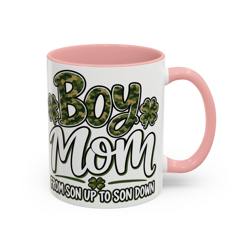 Camo Boy Mom Coffee Mug | Gift for Moms of Boys