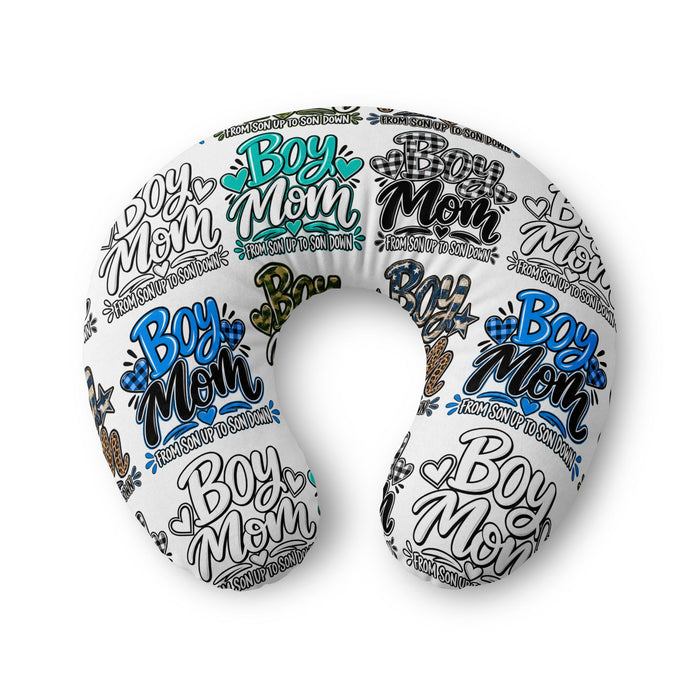 Boy Mom Nursing Pillow Cover | New Mom Nursery Gift