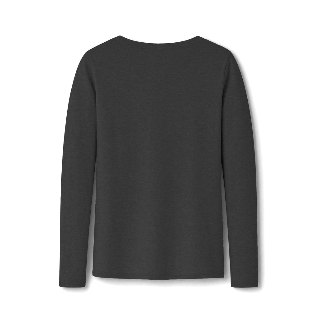 Blue Boy Mom Women's Long Sleeve Fan Favorite V-Neck Tee