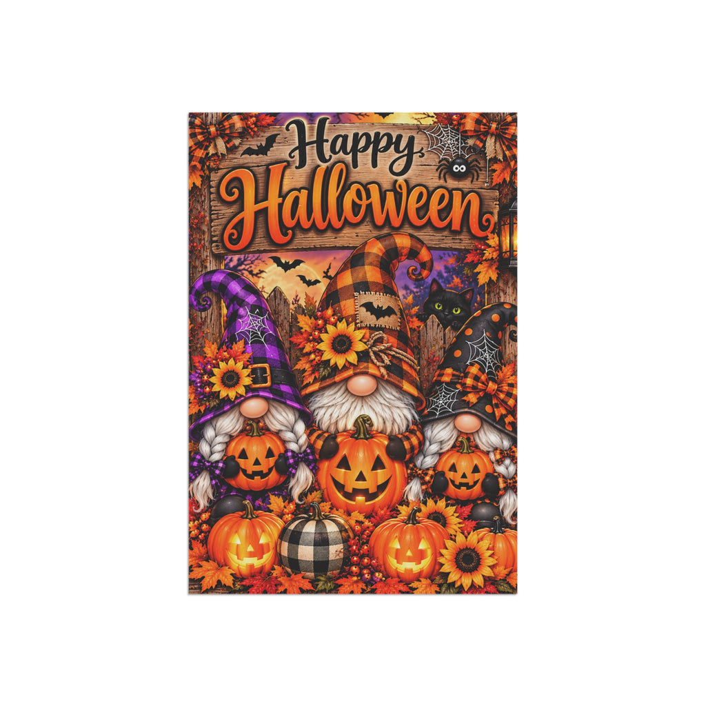 Halloween Gnome Garden & House Banner