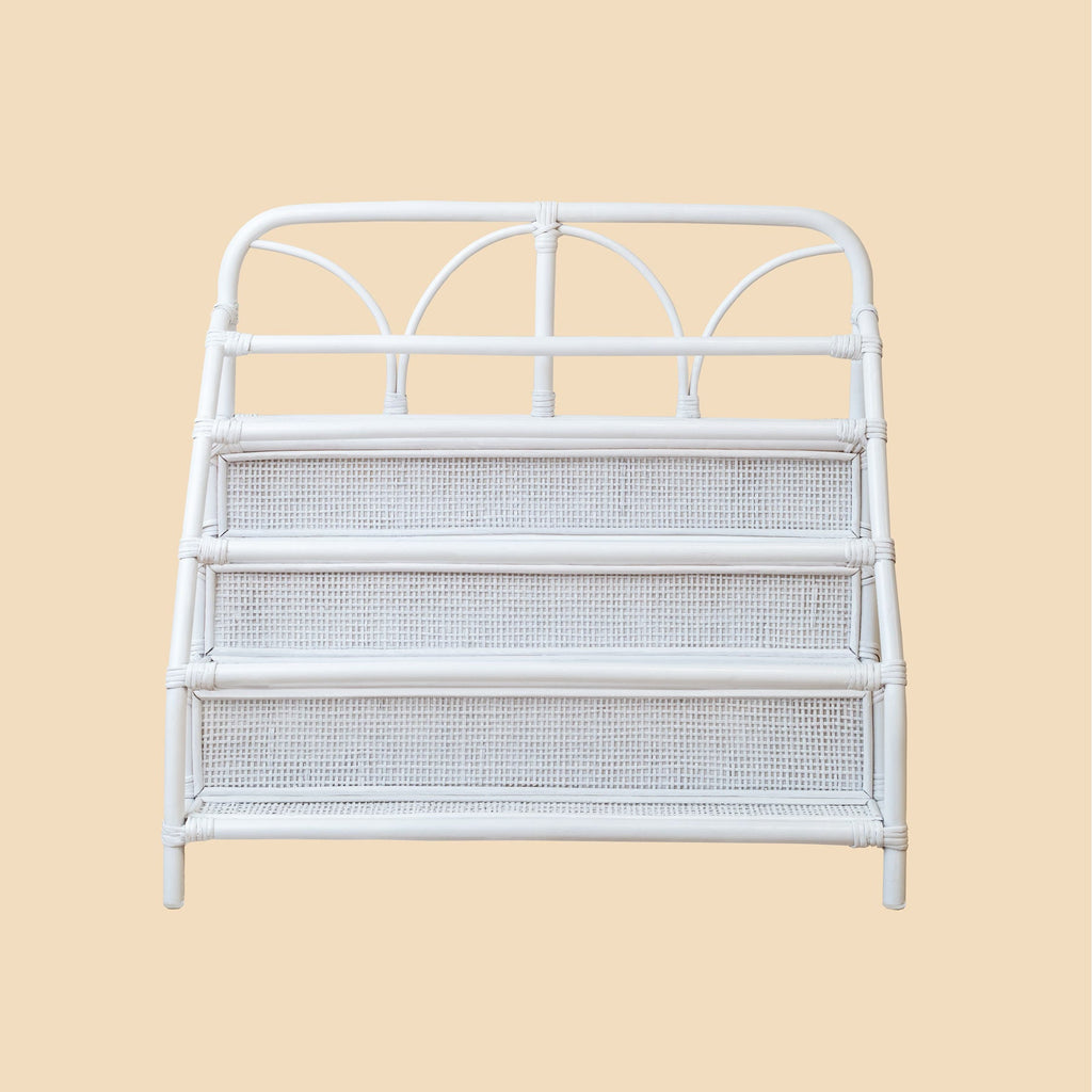 Elena Kids Montessori Bookshelf - White
