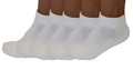1/4 Crew Bamboo Viscose Socks – Natural, 5-Pack