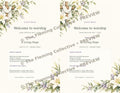 Easter Hope church bulletin — two per letter sheet, © The Fleming Collective PREVIEW